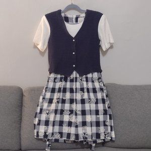 Vintage 80s playsuit / romper